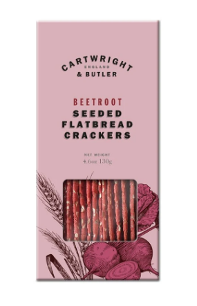CARTWRIGHT & BUTLER Seeded Flatbread Beetroot