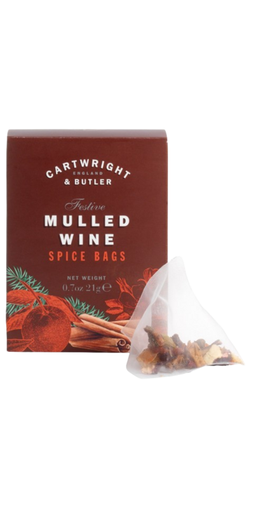 CARTWRIGHT & BUTLER Festive Mulled Wine (Spice Bags)