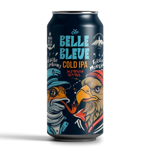BRASSERIE DU COMTE Cold IPA La Belle Bleue CAN