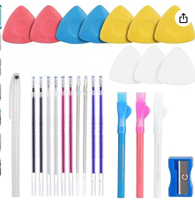 Tailors Chalk,Sewing Fabric Chalk And Fabric Markers For Quilting,10PCS