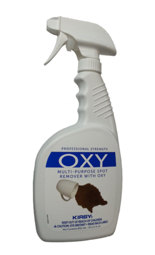 Kirby stain remover with OXY