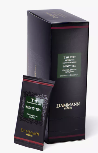 DAMMANN FRERES Minty tea [ 24 bags] [individually wrapped]