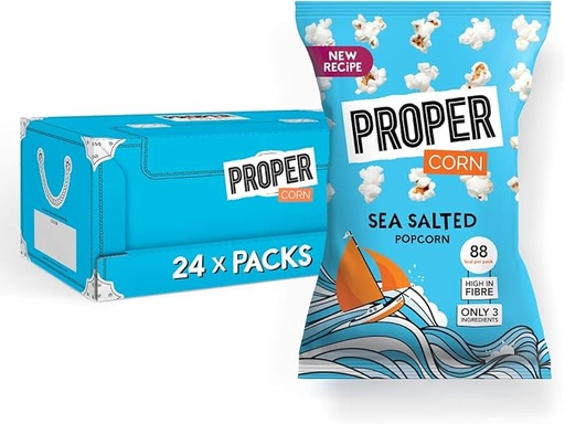 PROPER Popcorn Lightly Sea Salted