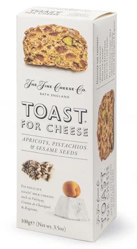 FINE CHEESE CO: Toast for Cheese: Apricots, Pistachio & Sunflower Seeds