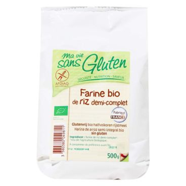 Rice Flour Semi Whole Gluten Free Bio