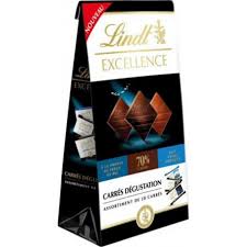 LINDT: Excellence: Chocolate 28 Squares : Milk, Dark, Salt flower