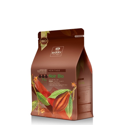 BARRY: Black Chocolate Bio Pellets: 71% Heritage