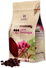 BARRY: Black Chocolate Pellets: 70% Saint Domingue