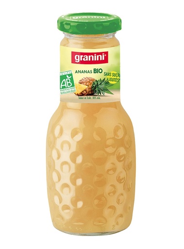GRANINI Pineapple Juice BIO [Glass]