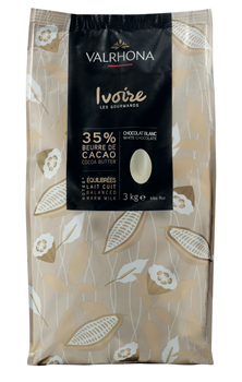 VALRHONA: Chocolate Pellets: Ivoire 35% 
