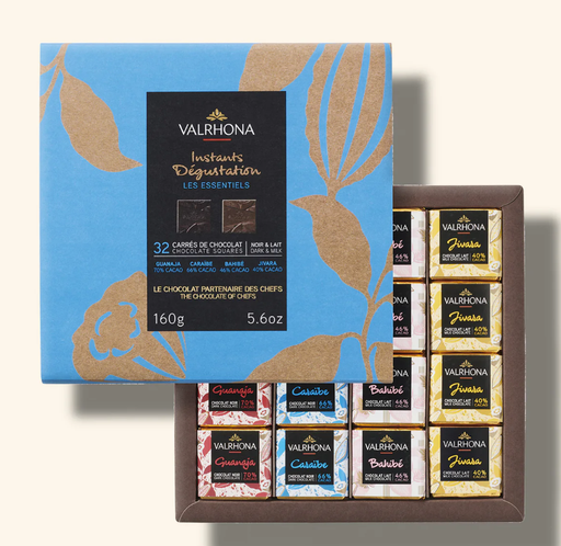 VALRHONA Dark & milk chocolate [32 squares]