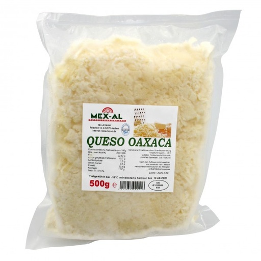 OAXACA Mexican Cheese Grated Frozen