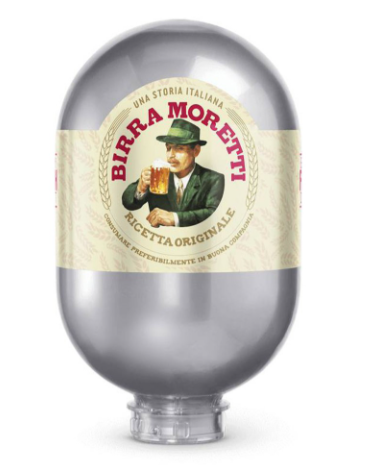 BIRRA MORETTI 8l Keg 4.6°