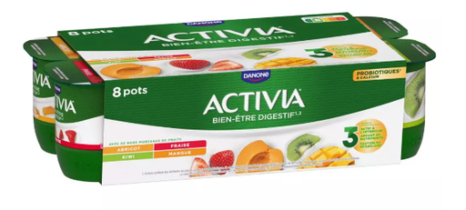 ACTIVIA Yoghurt Mixed Fruits [pots]