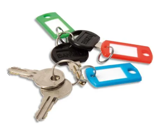 Key-Ring with Label