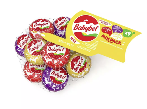 BABYBEL Mini mix cheddar, emmental & original [9pcs]
