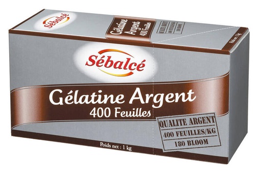 SÉBALCÉ Gelatine Sheets Silver