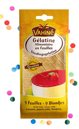 VAHINE Gelatine sheets [9 sheets]