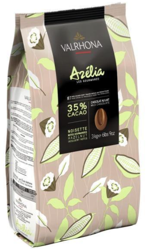 VALRHONA Chocolate Pellets Azelia 35%