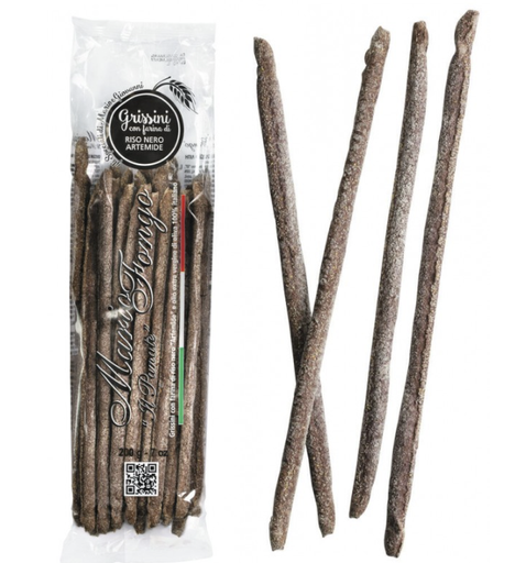 MARIO FONGO Black rice grissini