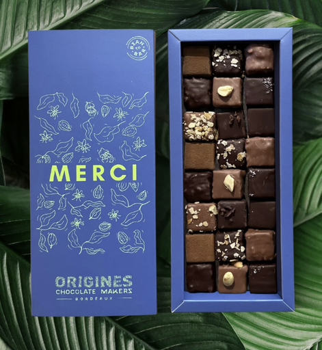 ORIGINES Chocolate box "Merci" [24pieces]