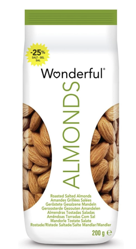 WONDERFUL Roasted & salted almonds
