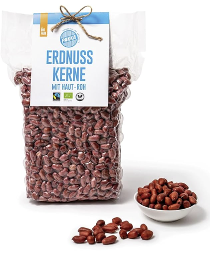 Peanuts with skin organic
