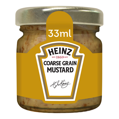 HEINZ Whole Grain Mustard Mini [Glass]