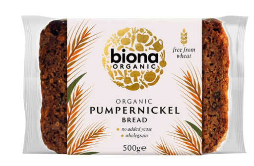 BIONA ORGANIC Pumpernickel Bread Sliced