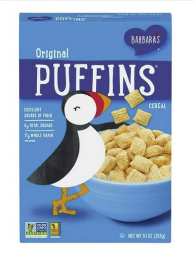 BARBARA'S Cereal puffins original