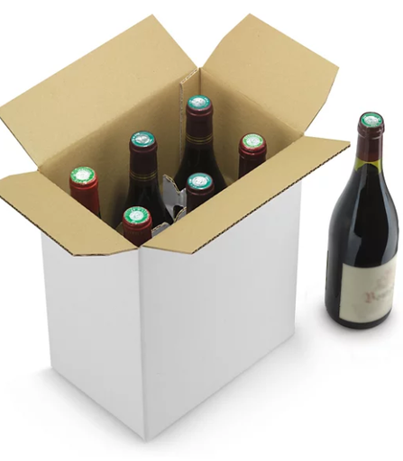 Box Separator for 6 Glass Bottles
