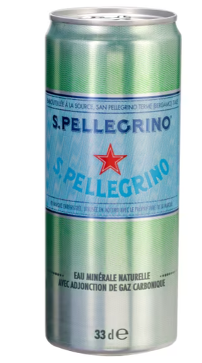 SAN PELLEGRINO Spakling water [cans]
