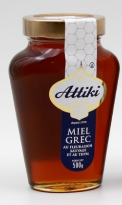 Attiki Greek Honey of Tree (Thyme and Flower)