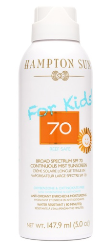 HAMPTON SUN Sun Cream Spray Water Resistant Kids SPF 70