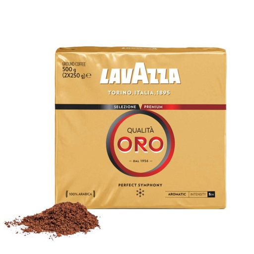LAVAZZA Coffee Beans Qualita Oro 100% Arabica Intenso 5