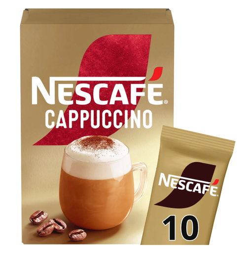 NESCAFE Instant Coffee Cappuccino [Individual Sticks]