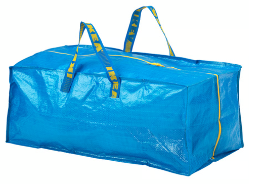 IKEA FRAKTA Trolley Bag Blue [73x35x30cm 76L]