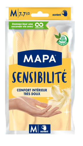 MAPA Cleaning Gloves Yellow