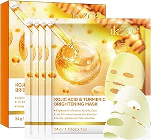 IKZEE Kojic Acid & Turmeric Brightening Gel Mask