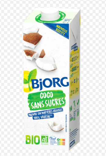 BJORG Coconut Milk Sugar Free