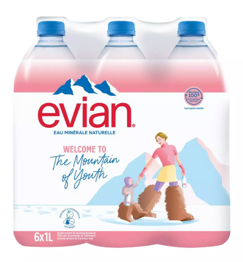 EVIAN Still Water [Plastic]
