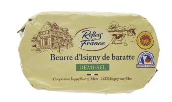 REFLETS DE FRANCE Isigny butter of Baratte salted