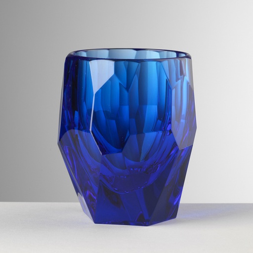 MARIOLUCA GIUSTI Glasses Blue Super Milly [250ml 11cm x 8cm]