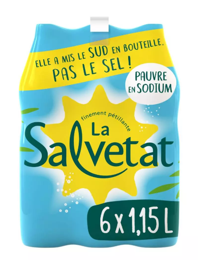 SALVETAT Sparkling water [Plastic]