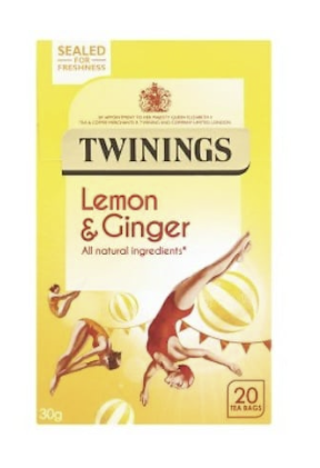 TWININGS Lemon & Ginger [20 bags]